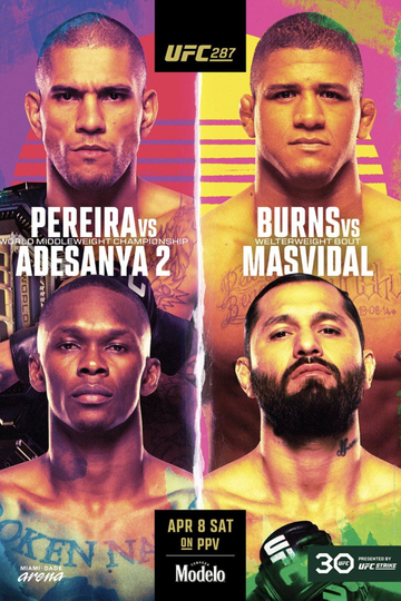 UFC 287: Pereira vs. Adesanya 2 Poster