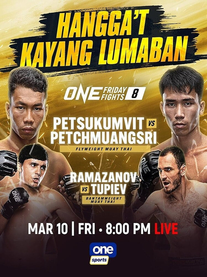 ONE Friday Fights 8: Petsukumvit vs. Petchmuangsri Poster