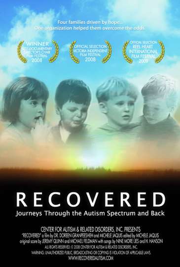 Recovered: Journeys Through the Autism Spectrum and Back Poster