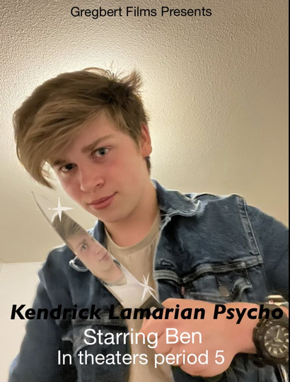 Kendrick Lamarian Psycho Poster