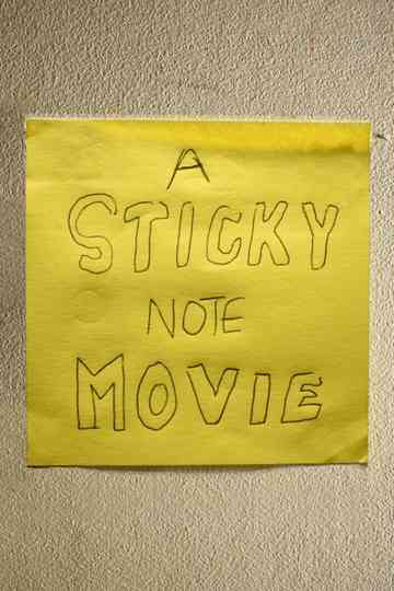 A sticky note movie Poster