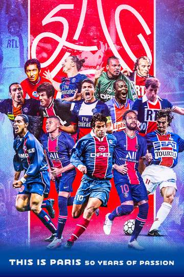 PSG City of Lights, 50 years of legend Poster