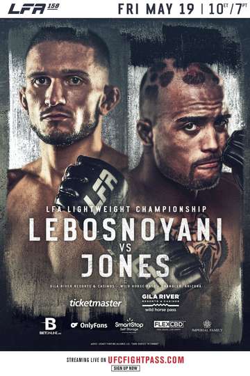 LFA 158: Jones vs. Lebosnoyani Poster