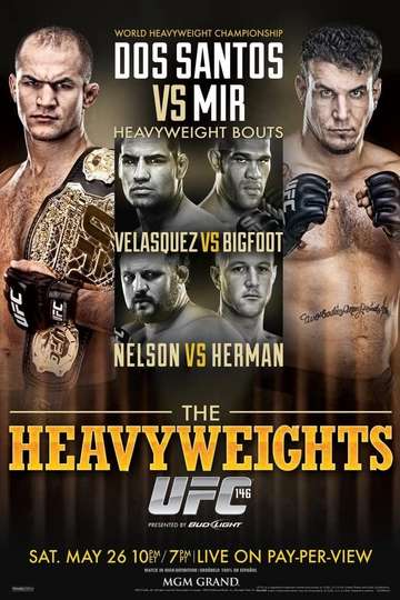 UFC 146 Dos Santos vs Mir Poster