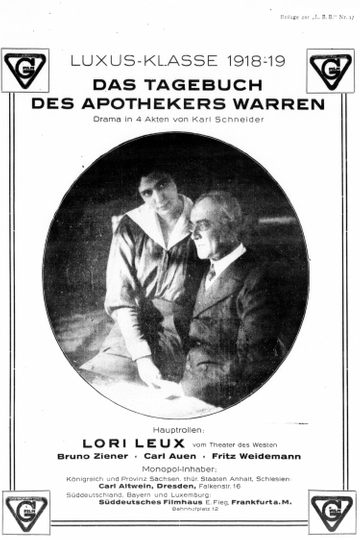 Das Tagebuch des Apothekers Warren