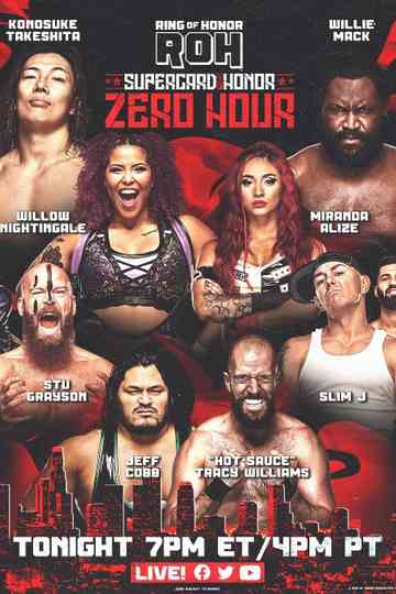 ROH: Supercard of Honor 2023: Zero Hour Poster