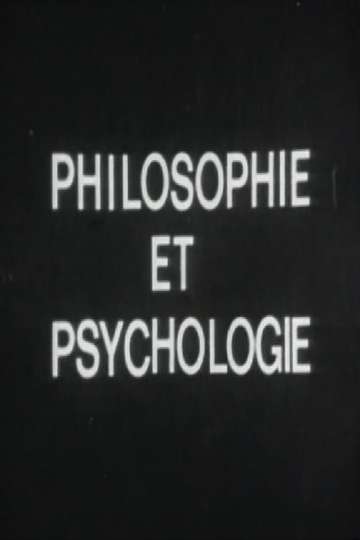 Philosophie et psychologie Poster