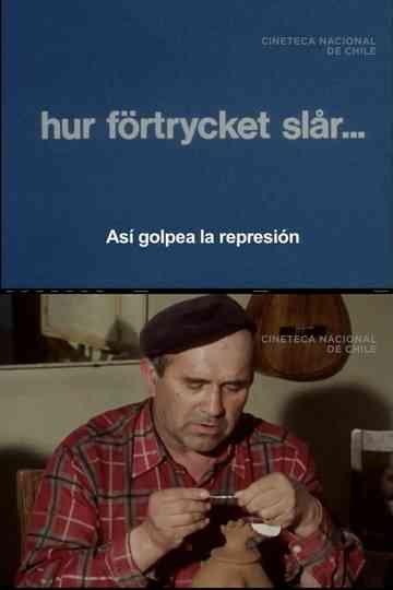 Así golpea la represión Poster