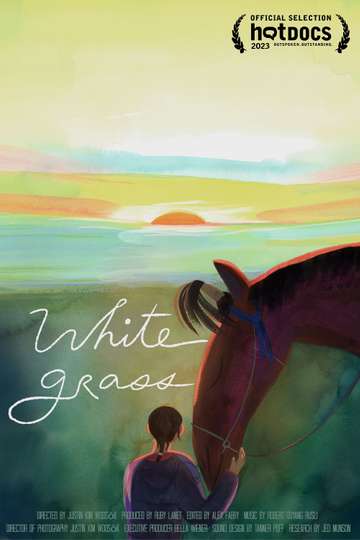 White Grass Poster