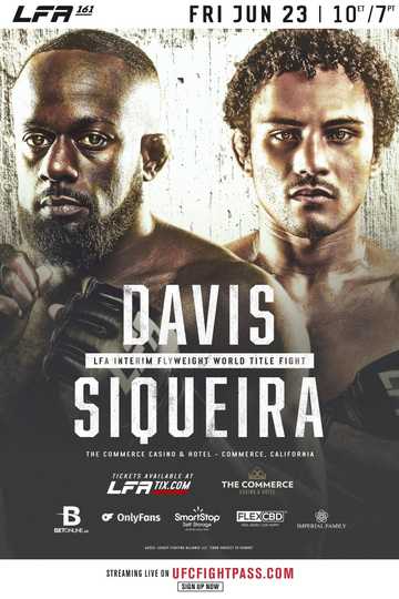 LFA 161: Davis vs. Siqueira Poster