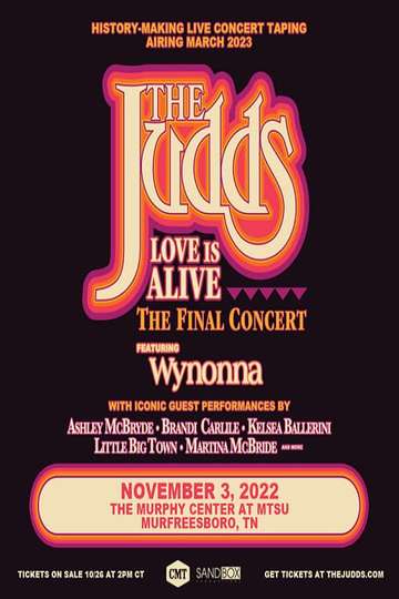 The Judds: Love Is Alive - The Final Concert Poster