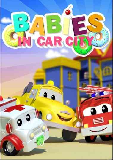 Babies in Car City Poster