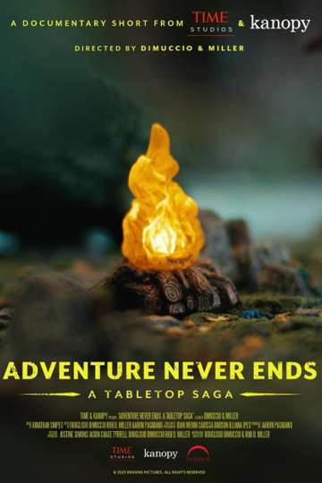 Adventure Never Ends: A Tabletop Saga Poster