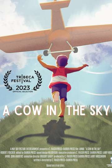 A Cow in the Sky Poster