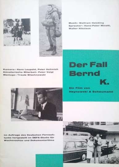 Der Fall Bernd K. Poster
