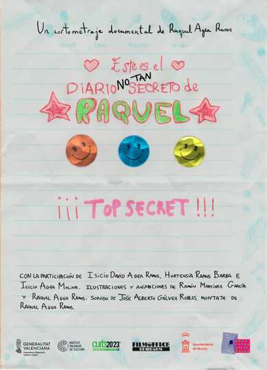 Este es el diario no tan secreto de Raquel Poster