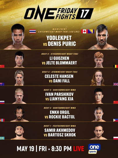 ONE Friday Fights 17: Pompetch vs. Duangsompong Poster