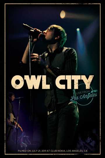 Owl City - Live from Los Angeles Poster