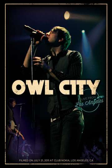 Owl City  Live from Los Angeles Poster