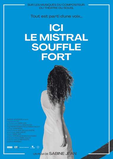 Ici le mistral souffle fort Poster