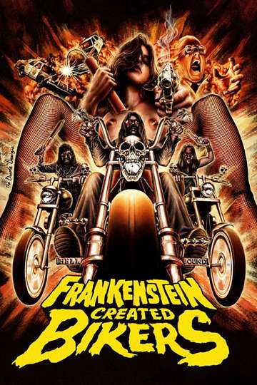 Frankenstein Created Bikers Poster