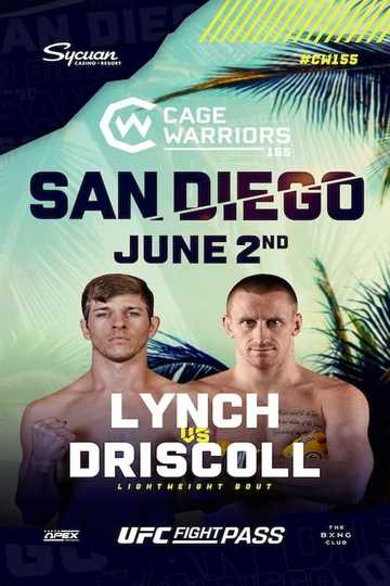 Cage Warriors 155: San Diego Poster