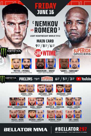 Bellator 297: Nemkov vs. Romero Poster