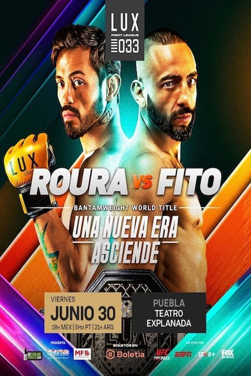 LUX Fight League 33 Poster