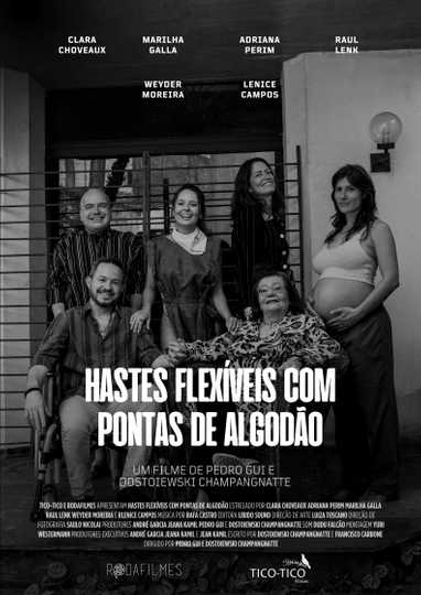 Hastes Flexíveis com Pontas de Algodão Poster