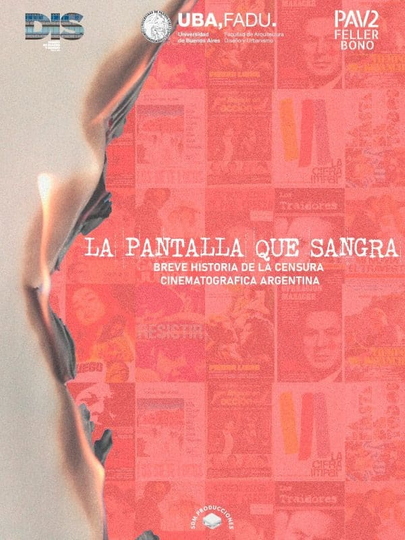 The Bleeding Screen: Brief History Of Argentinian Cinema Censorship Poster