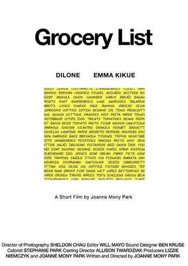 Grocery List