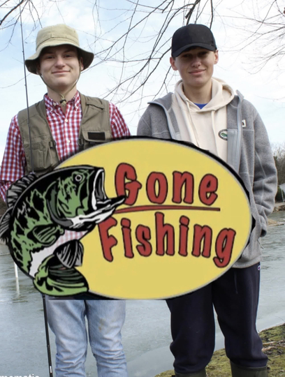 GONE fishing Poster