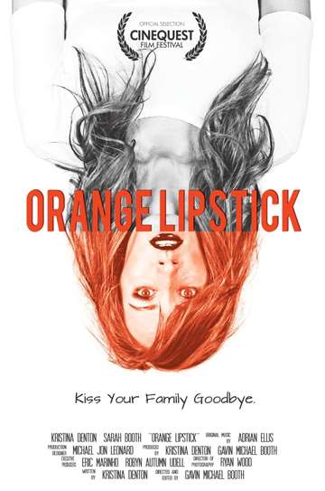Orange Lipstick Poster