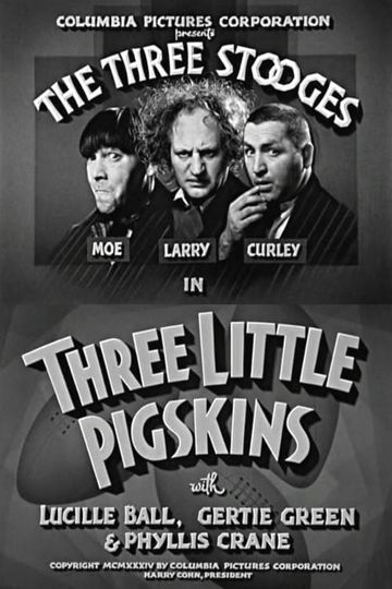 Three Little Pigskins Poster