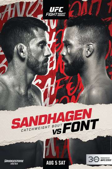 UFC on ESPN 50: Sandhagen vs. Font Poster