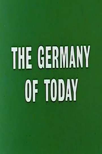 The Germany of Today Poster