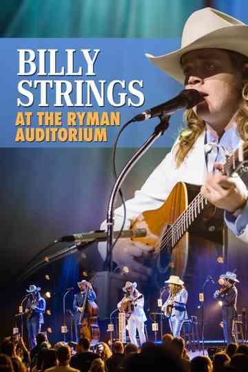 Billy Strings | At the Ryman Auditorium Poster