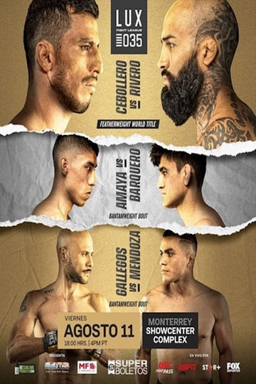 LUX Fight League 35 Poster