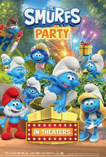 The Smurfs Party Poster