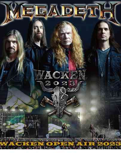 Megadeth: Wacken Open Air 2023 Poster