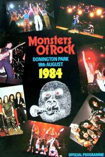 Van Halen Live at Monsters of Rock, Donington Park 1984 Poster