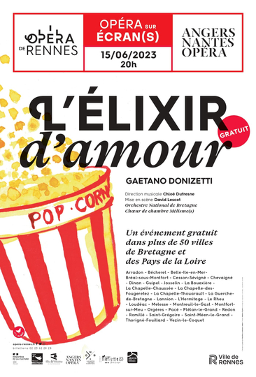 L'elixir d'amour - Donizetti - Angers Nantes opéra Poster