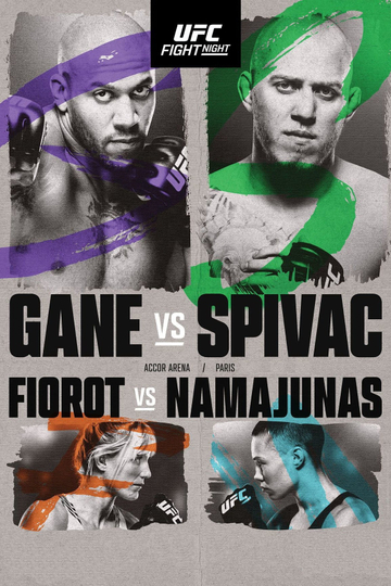 UFC Fight Night 226: Gane vs. Spivak Poster