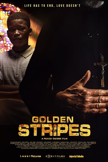 Golden Stripes Poster