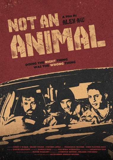 Not An Animal Poster