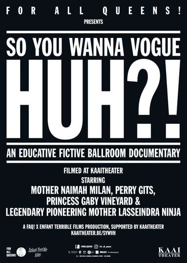 So You Wanna Vogue Huh?! Poster