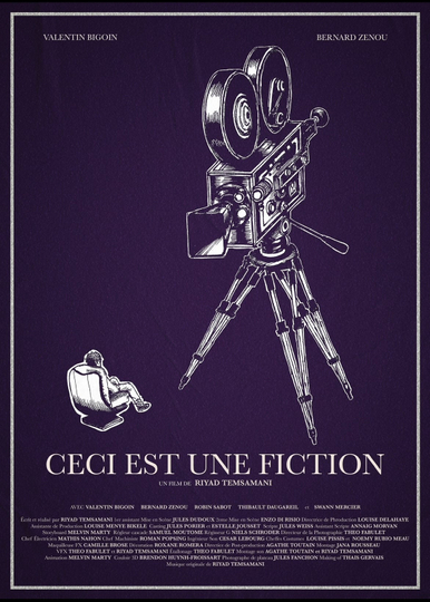 CECI EST UNE FICTION Poster