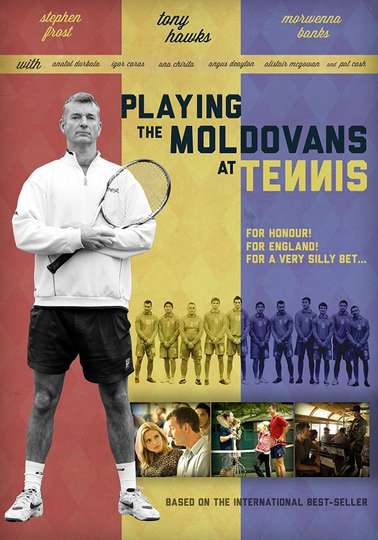 Playing the Moldovans at Tennis Poster