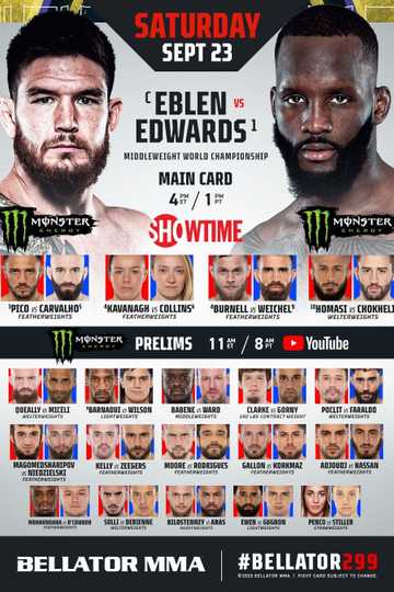 Bellator 299: Eblen vs. Edwards Poster