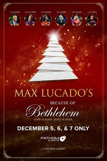 Because of Bethlehem with Max Lucado Poster